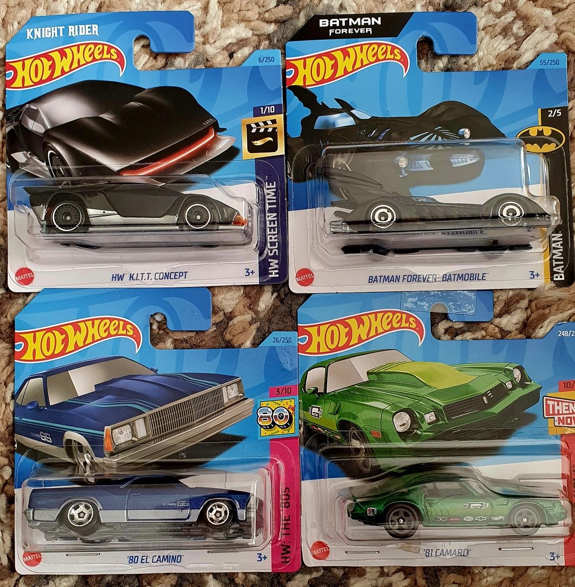 Hot Wheels 4 buc. set