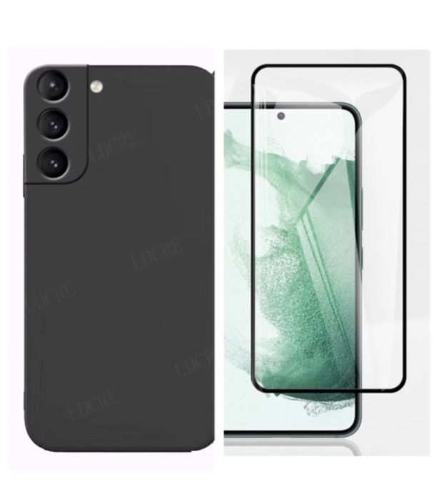 Samsung S20/S21/S23/S24/S25 FE Husa Fine Inter Catifea + Folie Sticla