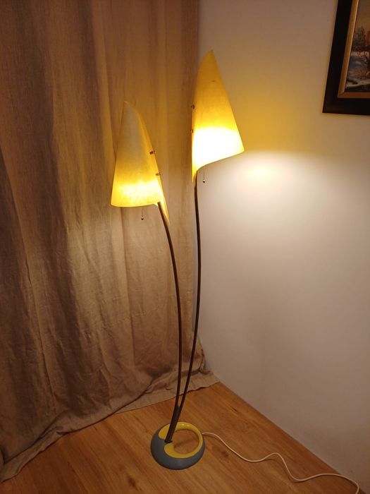 Accesoriu decor lumina vintage colectie alama fibra Germania 1950
