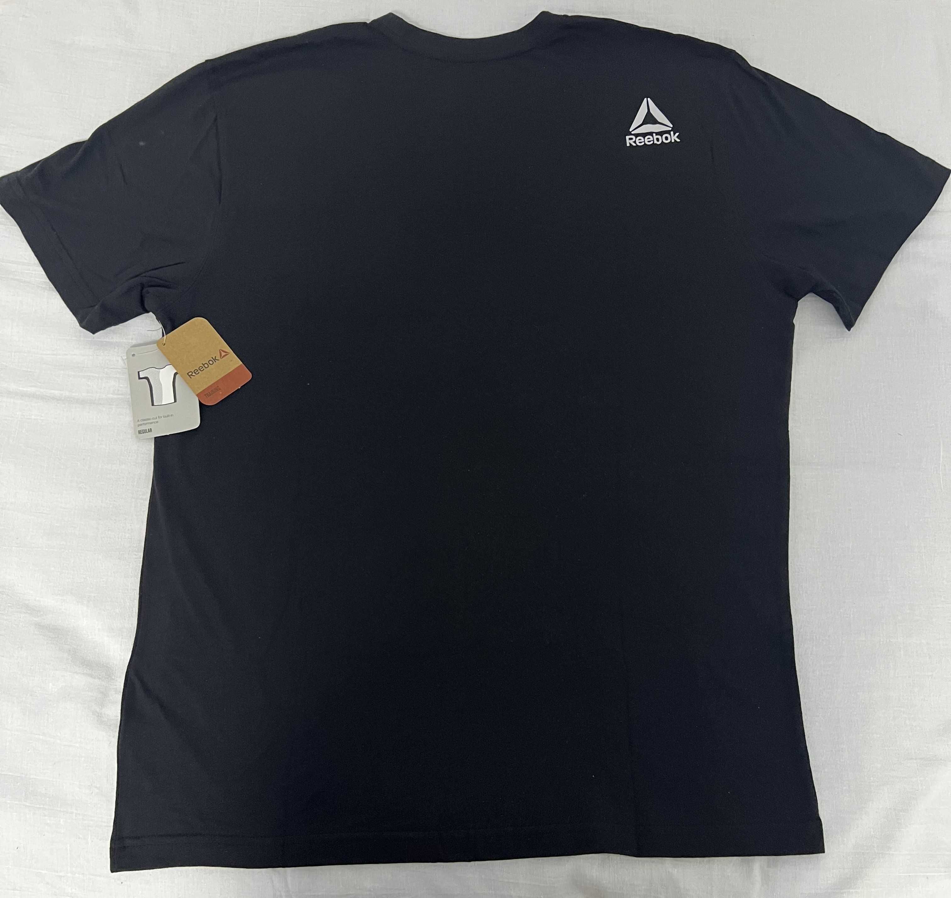 Reebok, мъжка тениска, рамери S, L, черна