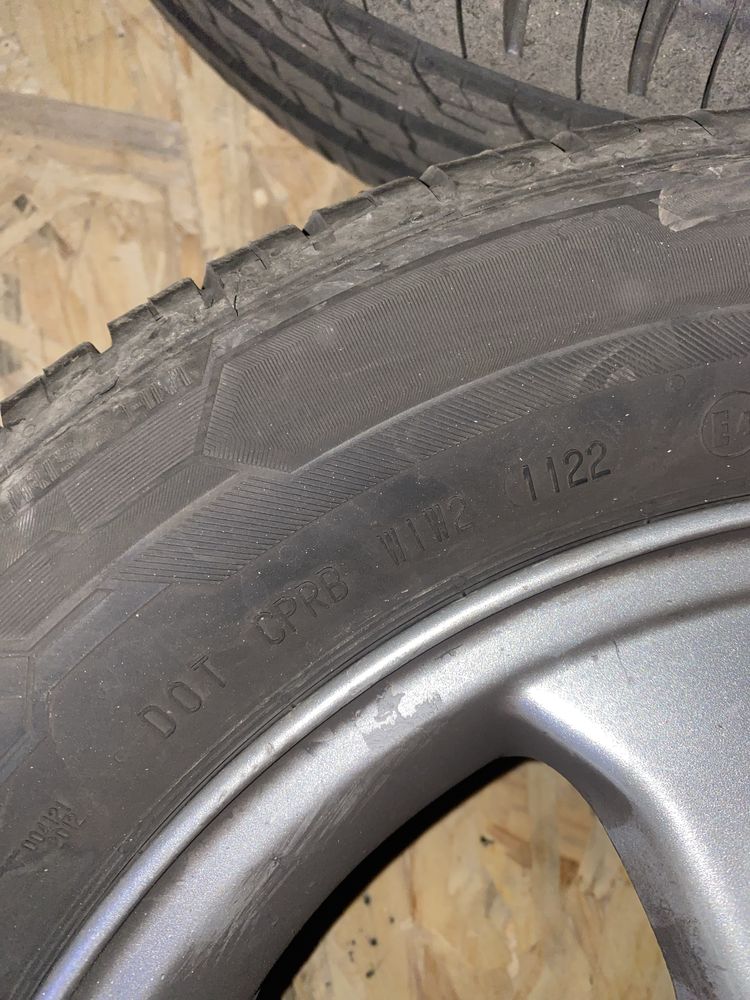 Cauciucuri 195/60R15 cu jante Opel 5x110