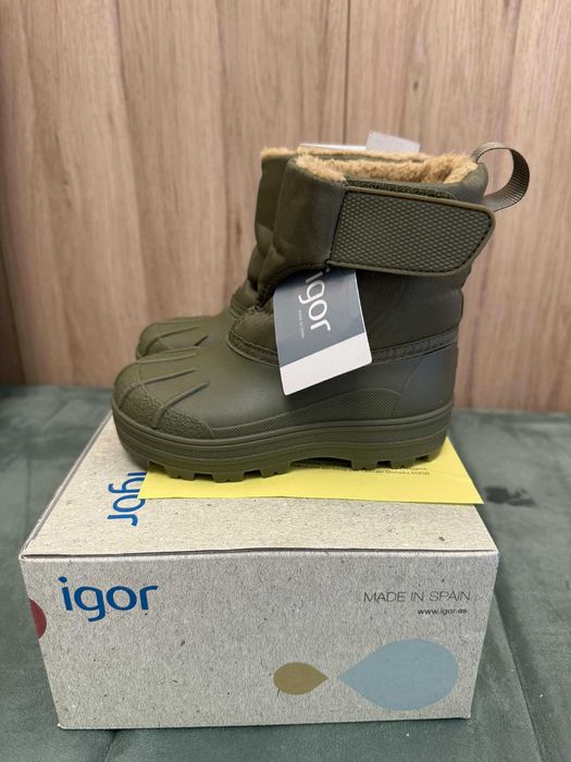 Детски гумени ботуши Igor - 23 номер - зелени