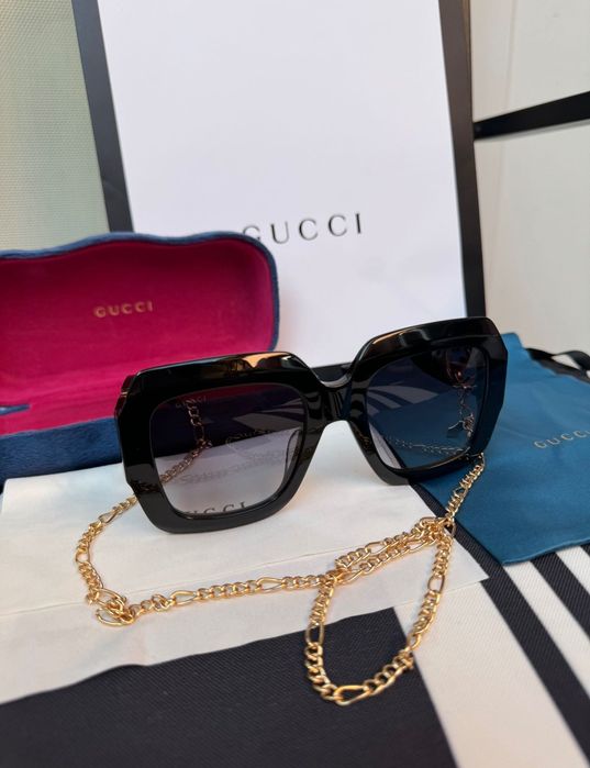 Ochelari de soare originali Gucci cu lanț GG1022S