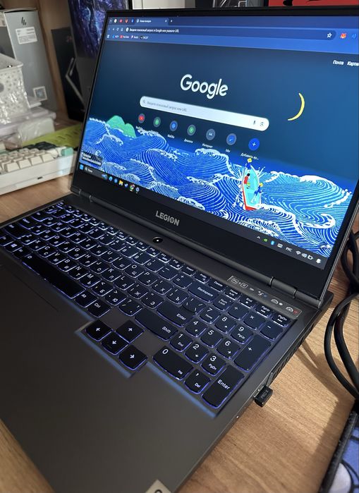 Продаю ноутбук Lenovo Legion 5P (RTX 2060 / RAM 32 GB / I7-10750H)