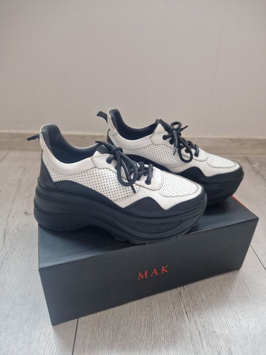 Маратонки от естествена кожа Mak-shoes
