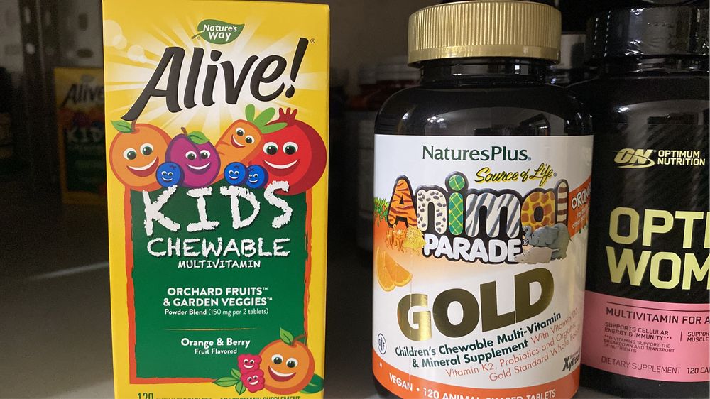 Alive, детский витаминный комплекс, жевательные конфеты
