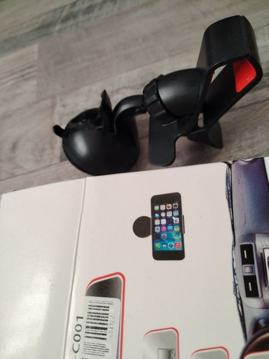 Suport telefon mașină cu ventuză parbriz