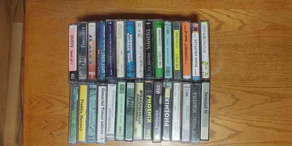 Inregistrez casete audio muzica anii 80-90