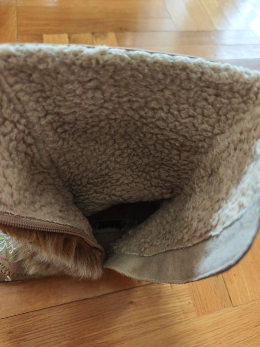 Кокетни есенни ботуши с бродерия, р-р 37