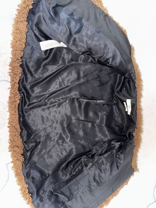 Мех куртка почти как новая , манго