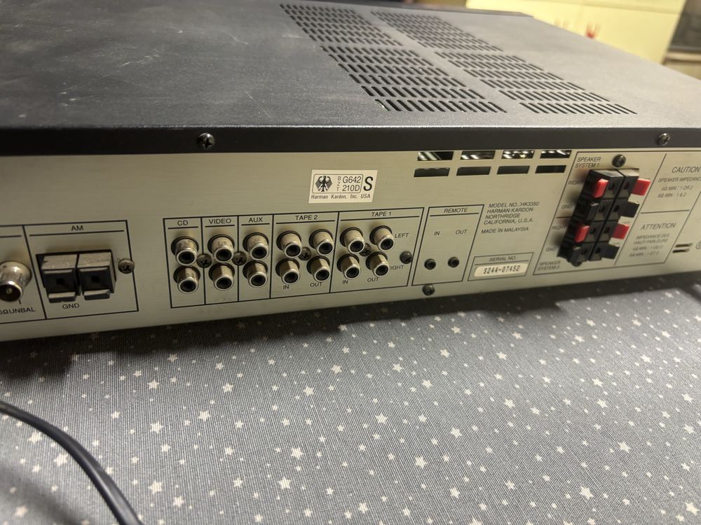 Harman kardon HK3300 transistor stereo receiver