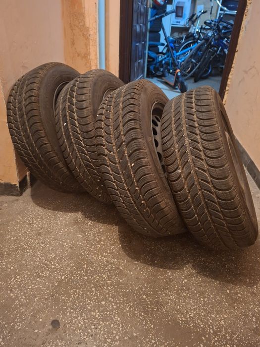 Jante 4x100 R15 opel cu tot cu cauciucuri