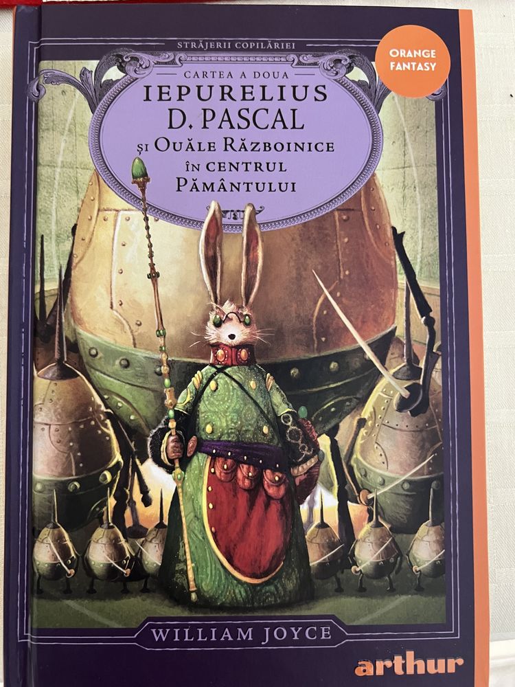 Carte:” Străjerii copilăriei. Iepurelius D. Pascal..”