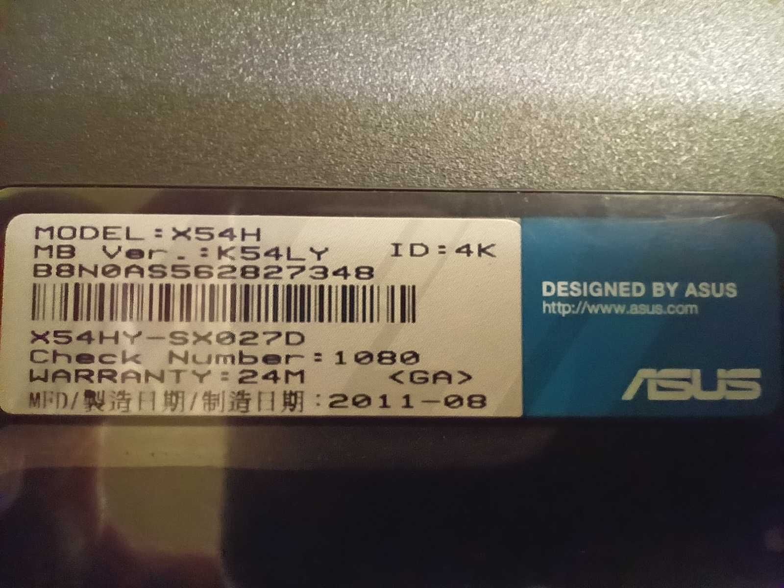 ASUS X54H  cu  i3-2330M , 2Gb RAM , video dedicata AMD 1Gb , 500Gb HDD