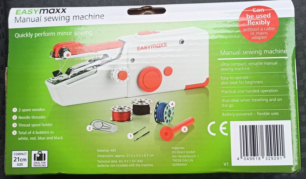 Ръчна шевна машина с Гаранция