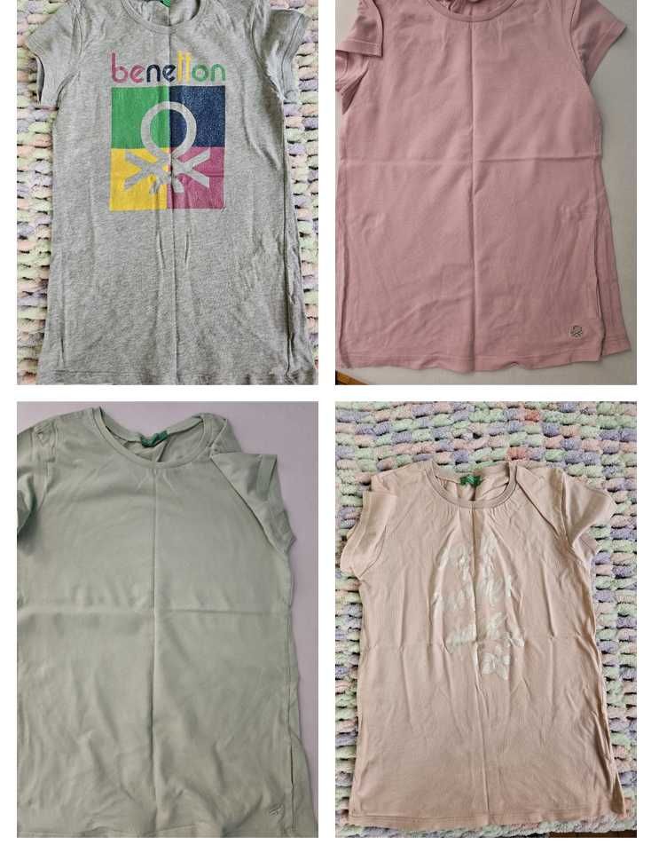 Летни дрехи за момиче и яке Benetton, размер 150 см