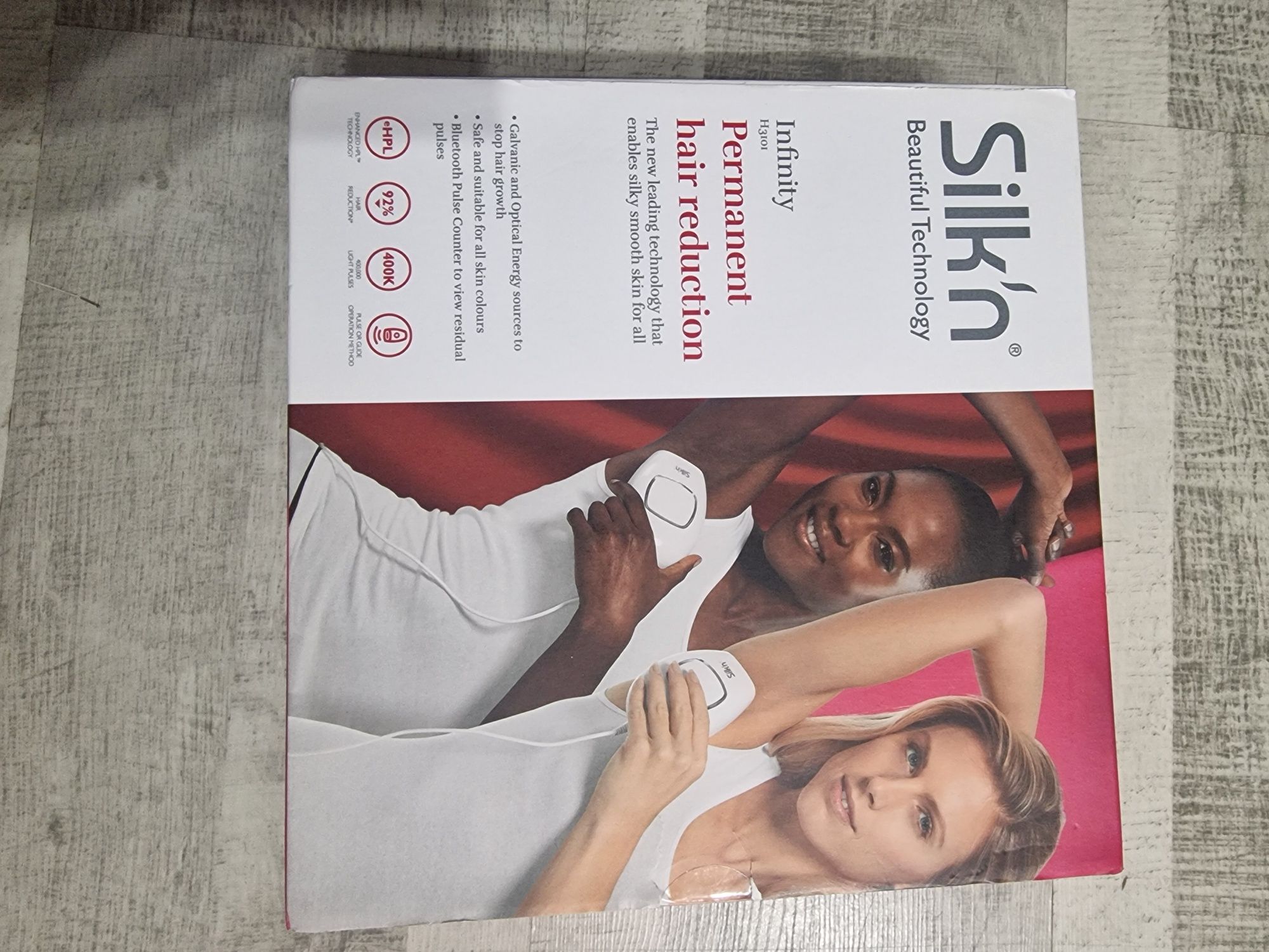 Epilator Silk'n Infinity, epilare permanenta, 400.000 de impulsuri