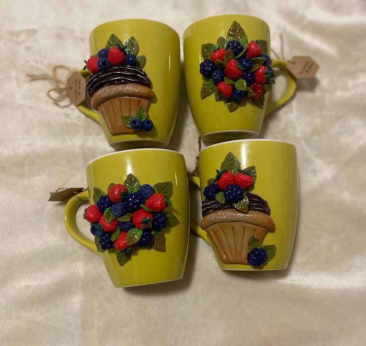 Чаши с полимерна глина