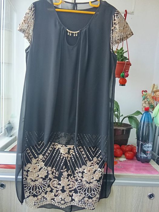 Rochie eleganta  lucrata manual