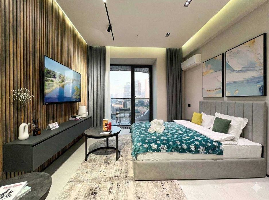 Современная стильная студия в ЖК U-Tower с видом на Tashkent City
