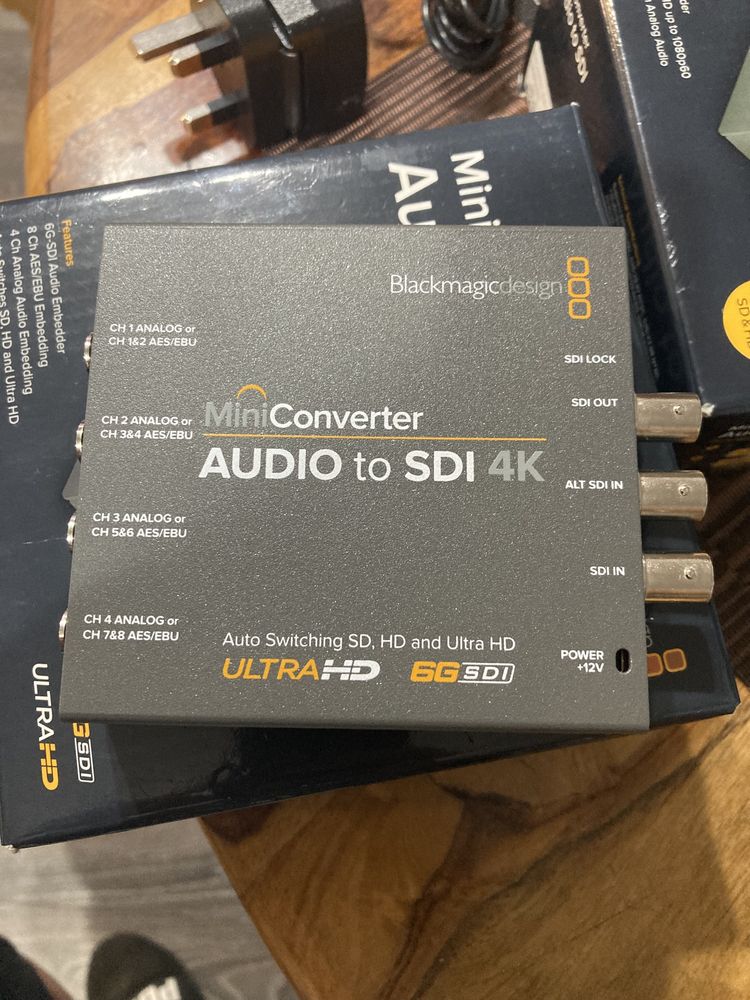Blackmagic Mini Converter Audio-SDI 4K