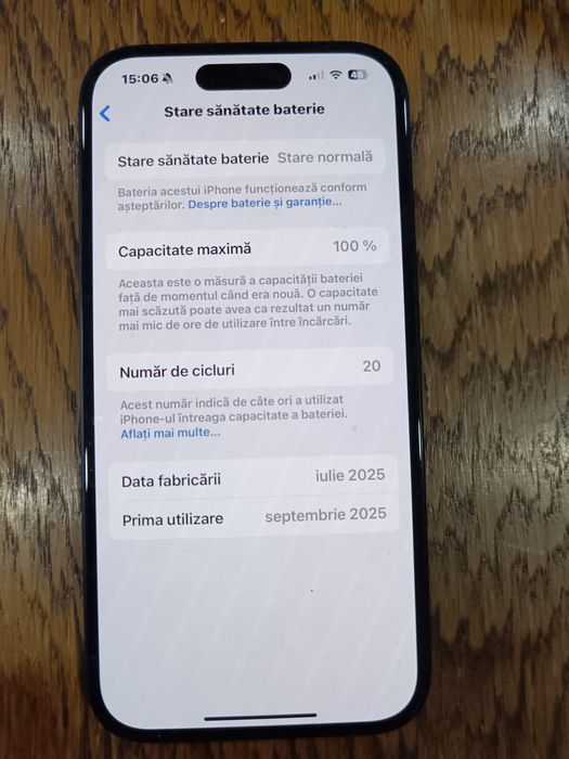 Iphone16 128gb 100% baterie