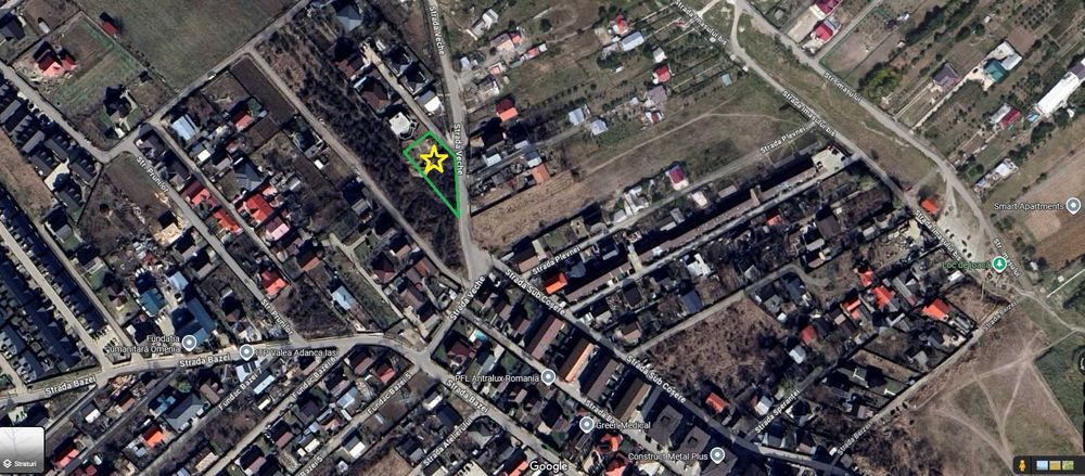 Valea Adanca, 827mp intravilan, toate utilitatile, P+2E+M, Pers fizica