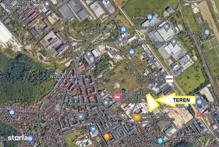 Teren pentru Blocuri Mall, 13500 mp, Noua Darste