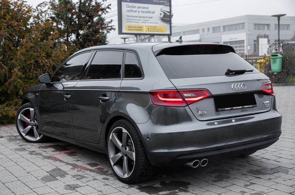 Audi a3  s line quattro tractiune integrala 2.0 diesel automat 184 cp