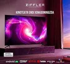 Телевизор Ziffler 55Q800F 55" QLED/Smart TV/Android TV/Голосовой