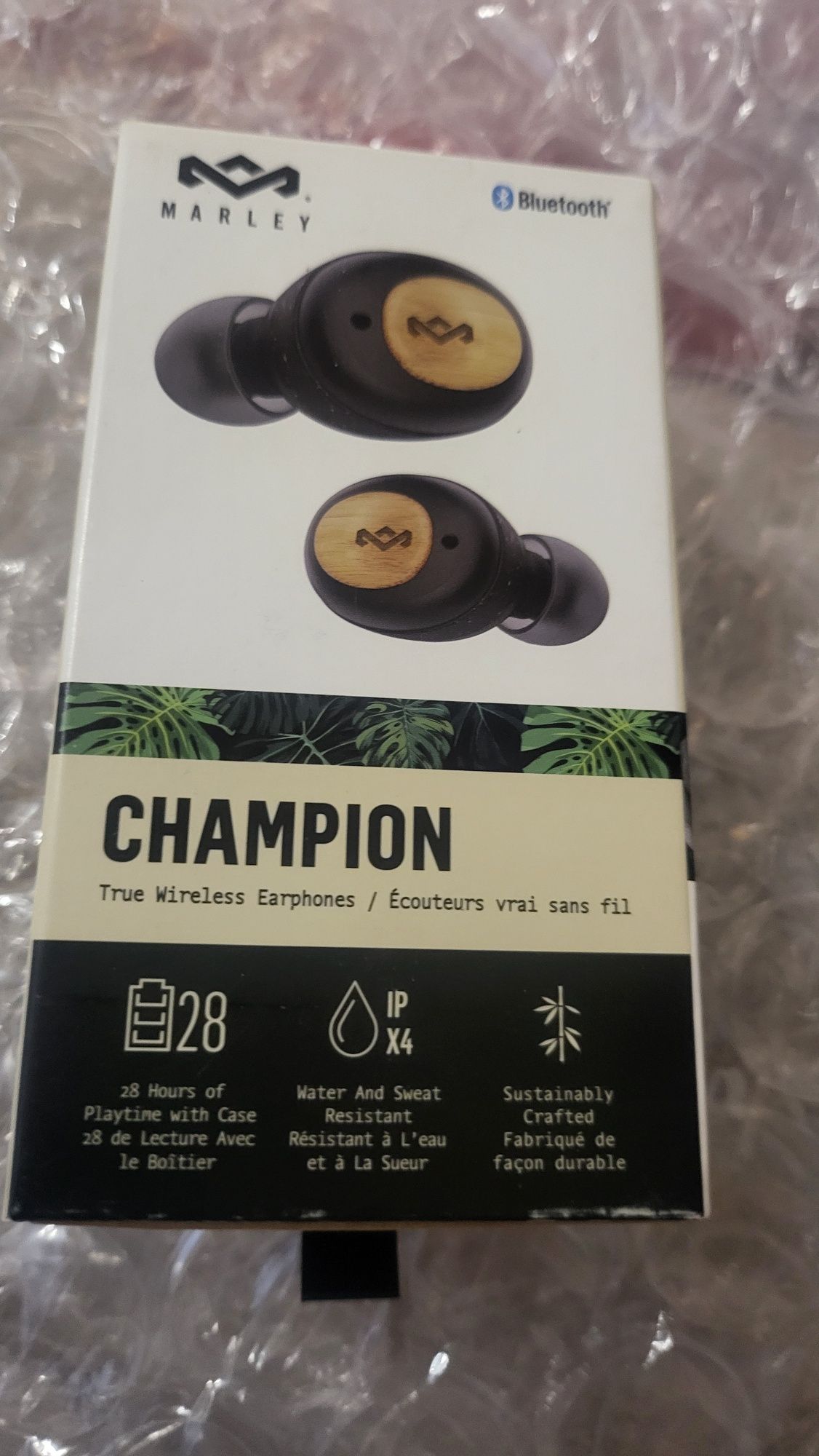 Нови Запечатани Безжични слушалки House of Marley - Champion,TWS,черни