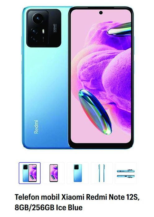 XiaoMi Redmi Note 12S 8Gb/256Gb Ice Blue