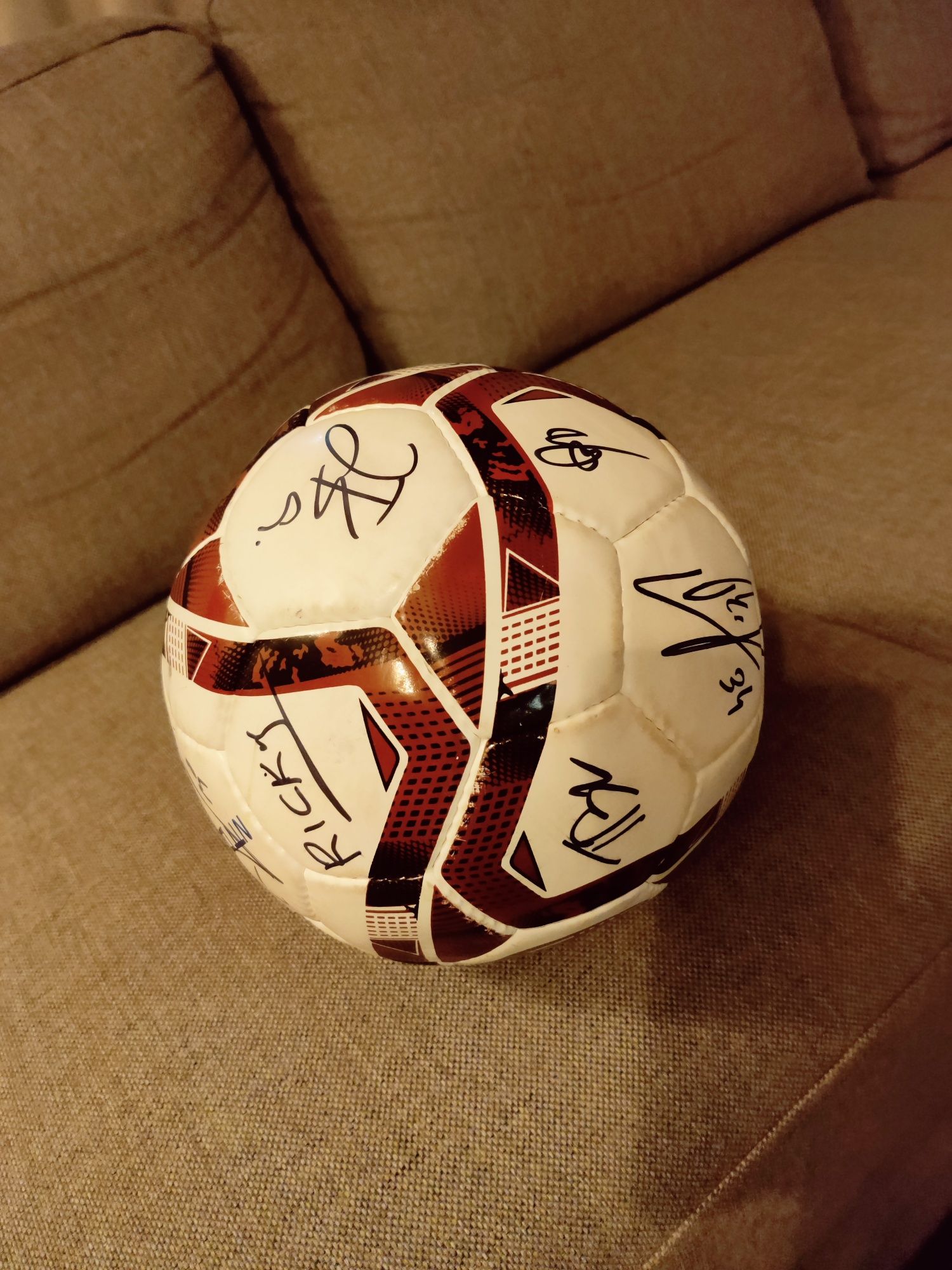 Minge fotbal CFR cluj cu autografe reale