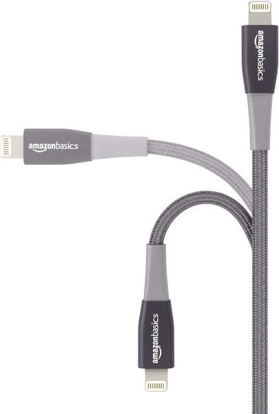 Найлонов Плетен USB A кабел с Lightning Конектор Apple Iphone 2бр 1.8m