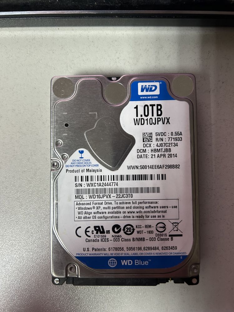 HDD 2.5 жесткие диски для ноутбука