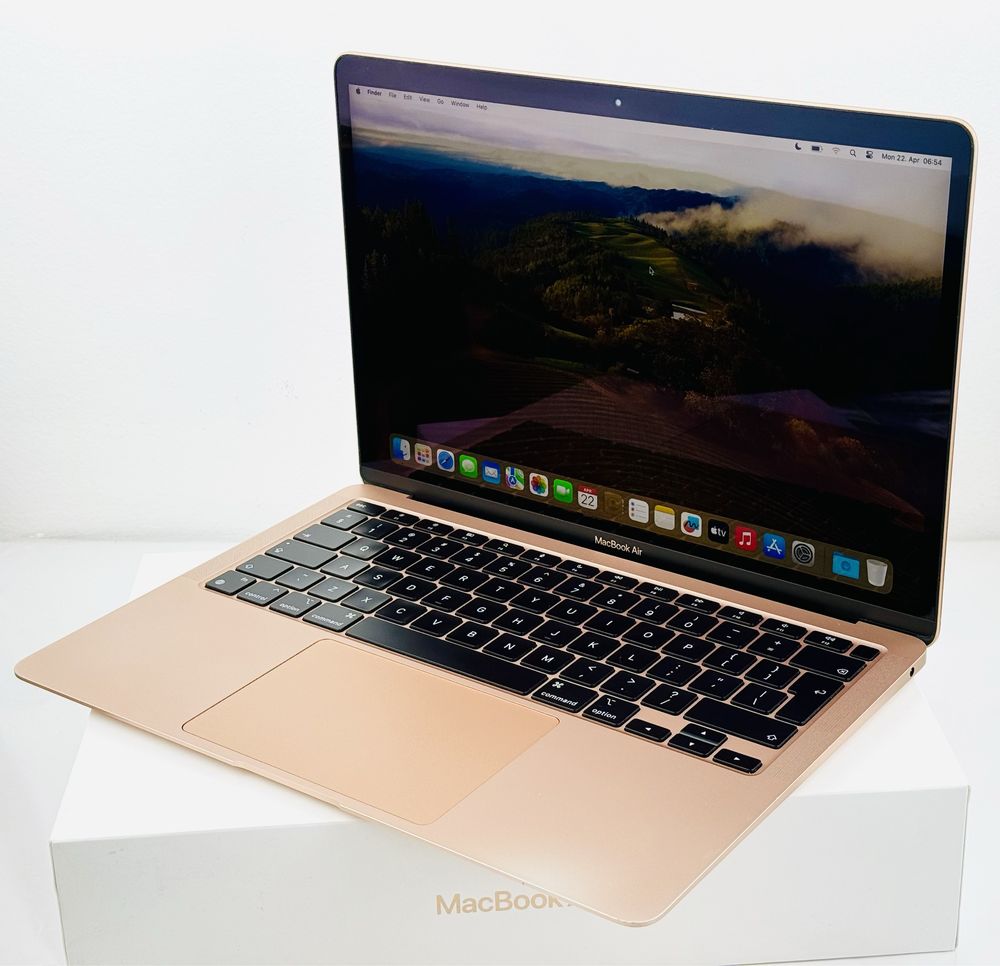 Apple MacBook Air 13inch M1 8RAM 256GB Gold Отличен! Гаранция!