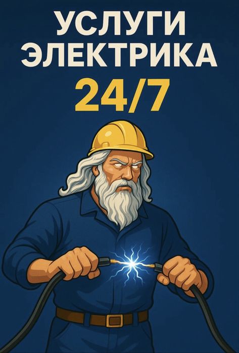 Электромонтаж/ работы на высоте