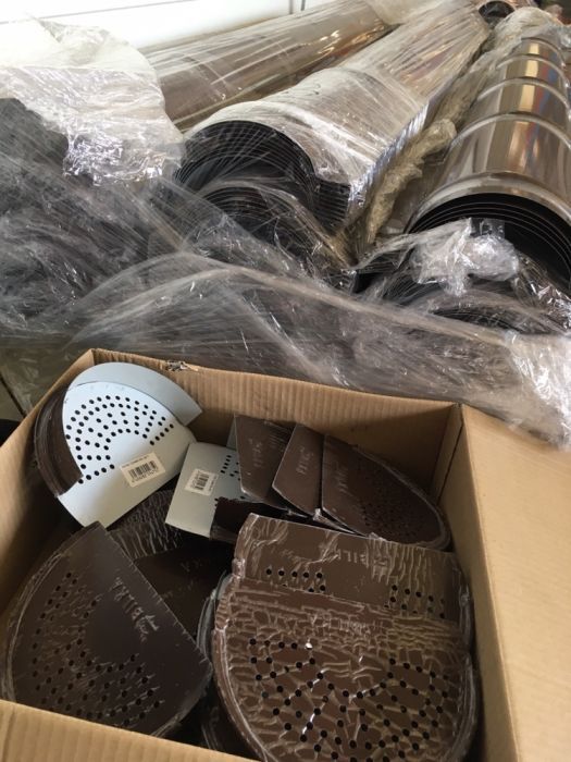 Метална керемида 2 цвята червен RAL3011 и кафяв RAL8017 ламарина ЛТ LT