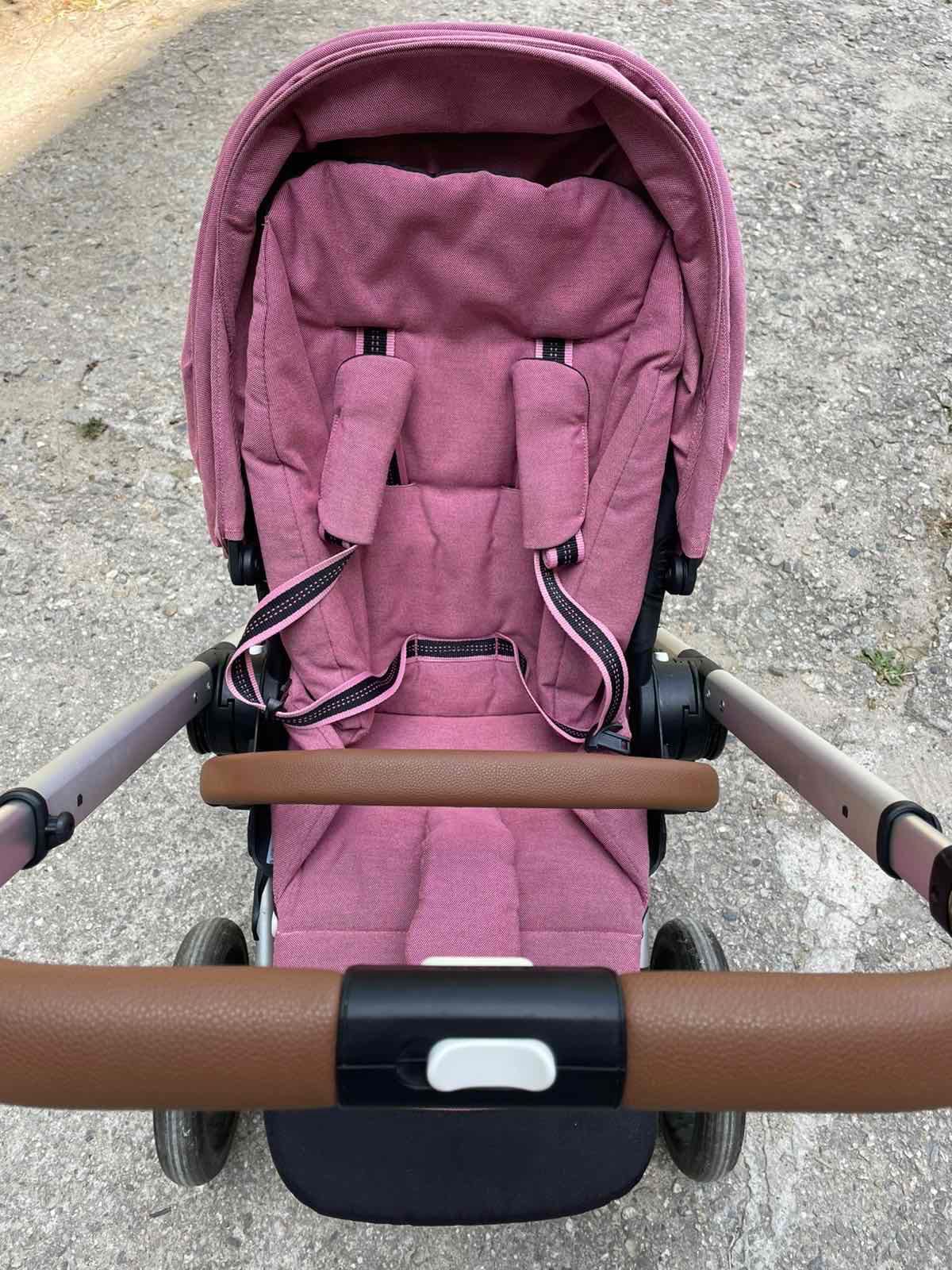 Бебешка количка Cybex Balios S Lux Magnolia Pink