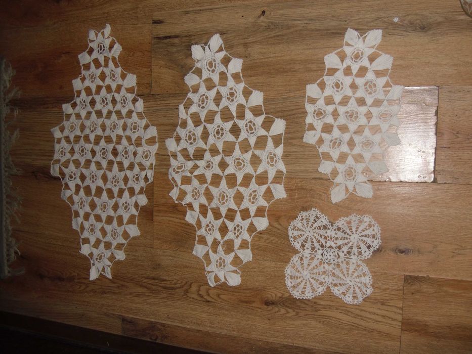 Set   dantele macrame ,lucrate manual