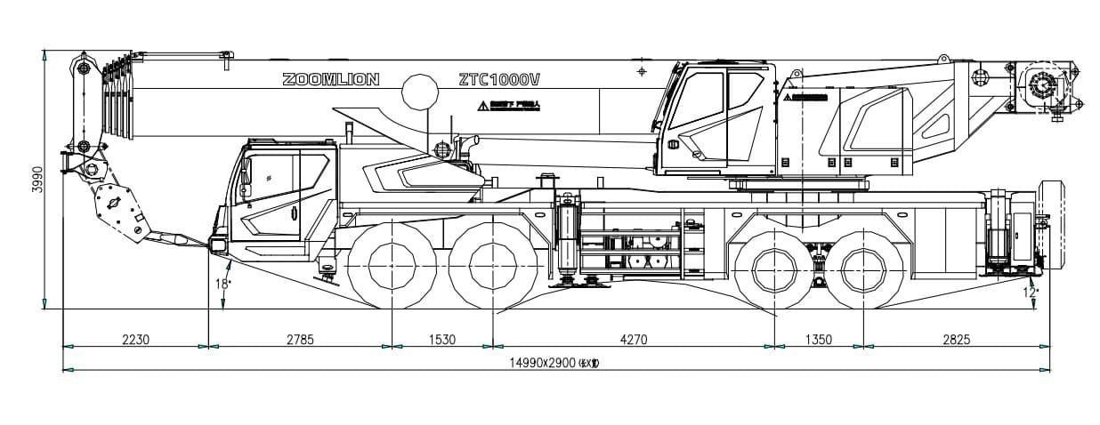 XCMG ZTC 500 A562 55 t Kran