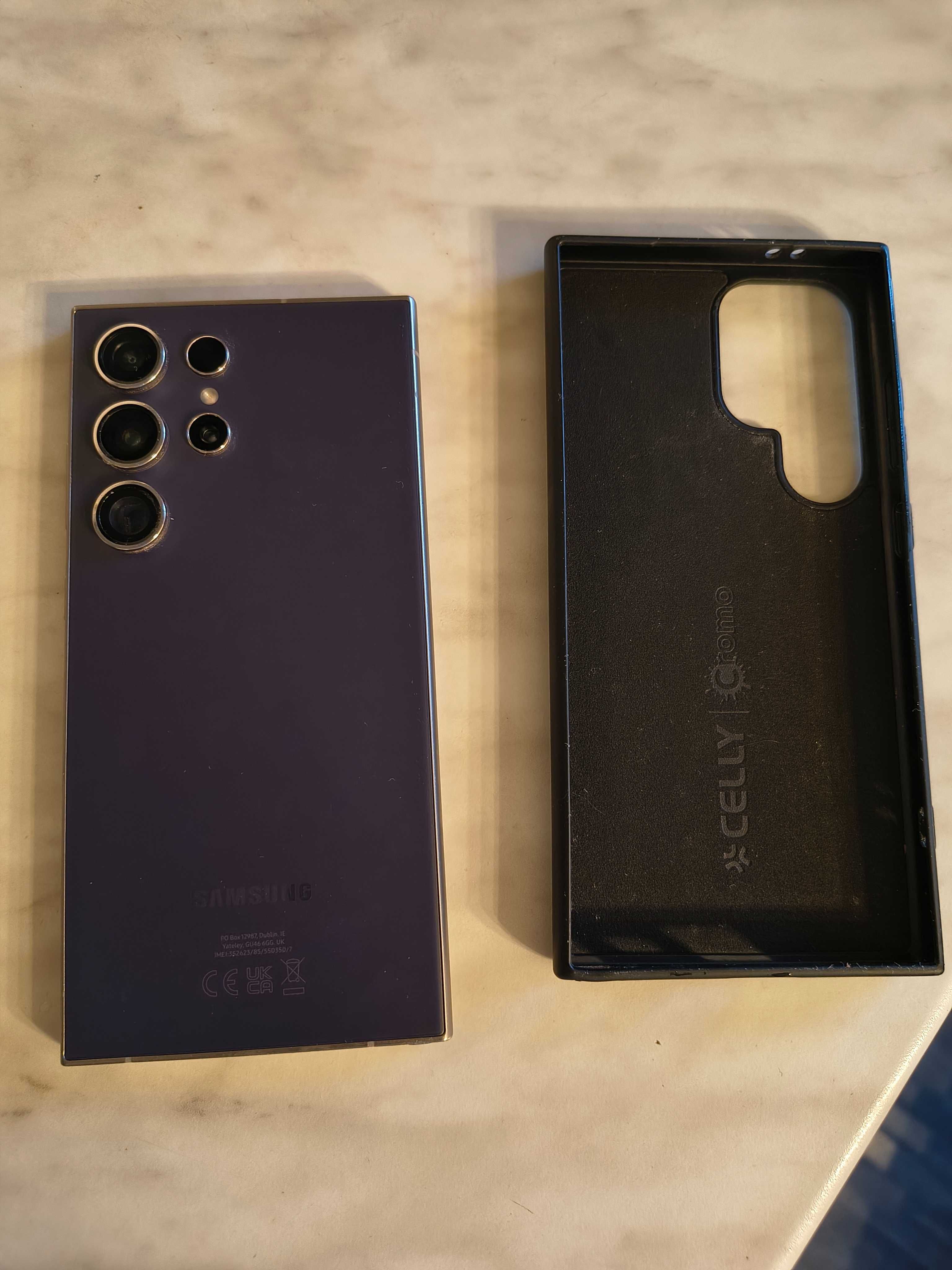 Samsung S 24 ultra titanium violet,512 G,в гаранция още 24 м,като нов.