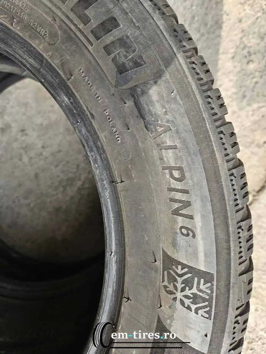 SET 2 Anvelope Iarna 205/60 R16 MICHELIN Alpin 6 92H