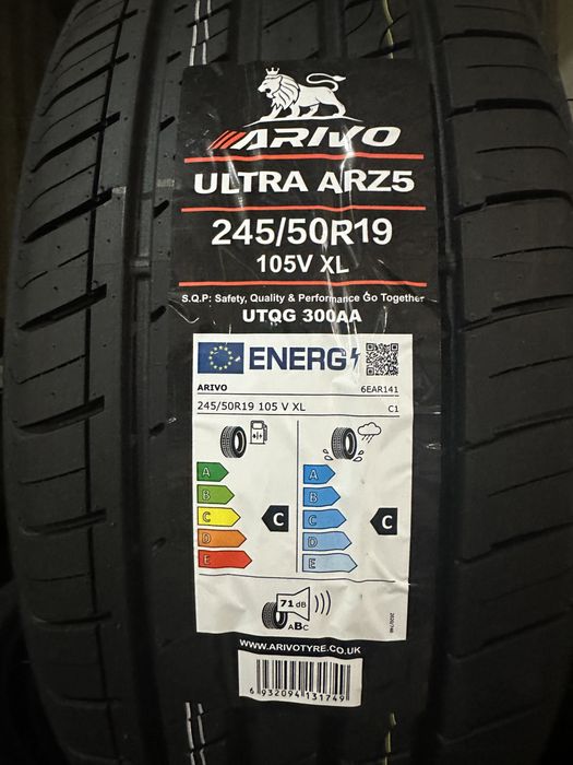 Нови летни гуми ARIVO ULTRA ARZ5 245/50R19 105V XL НОВ DOT