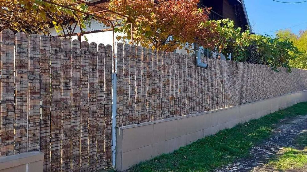 Gard de diferite modele (jaluzele, sipca metalica, tabla cutata plasa)