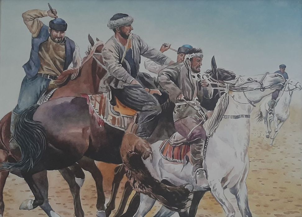 Акварелда ишланган расмлар.