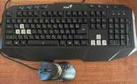 Монитор, клавиатура и мышь