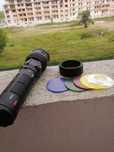 Lanterna led laser AK177-TG 5 km 8 acumulatori zoom