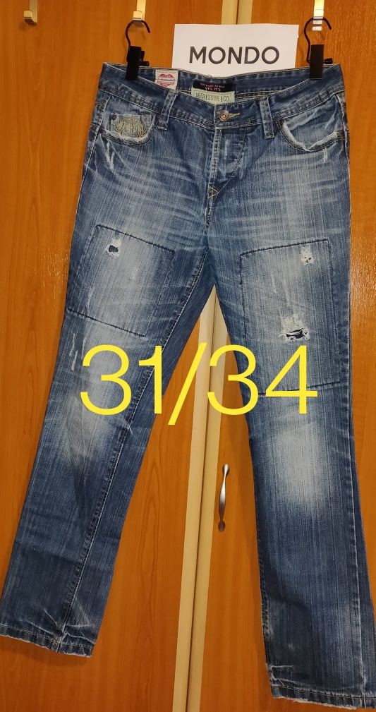 Blugi Denim Vintage Aggressive &Co Jeans 31/34