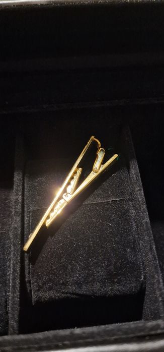 Ceas bărbați auriu mecanism automatic Skeleton